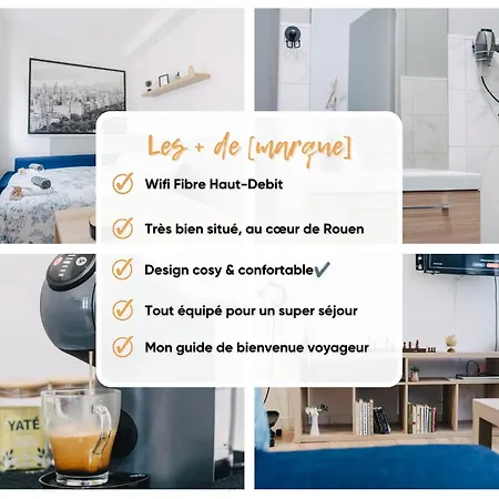 Relax Hypercentre Wifi Netflix Parking * Rouen